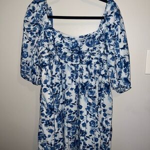 Abercrombie puff sleeve dress